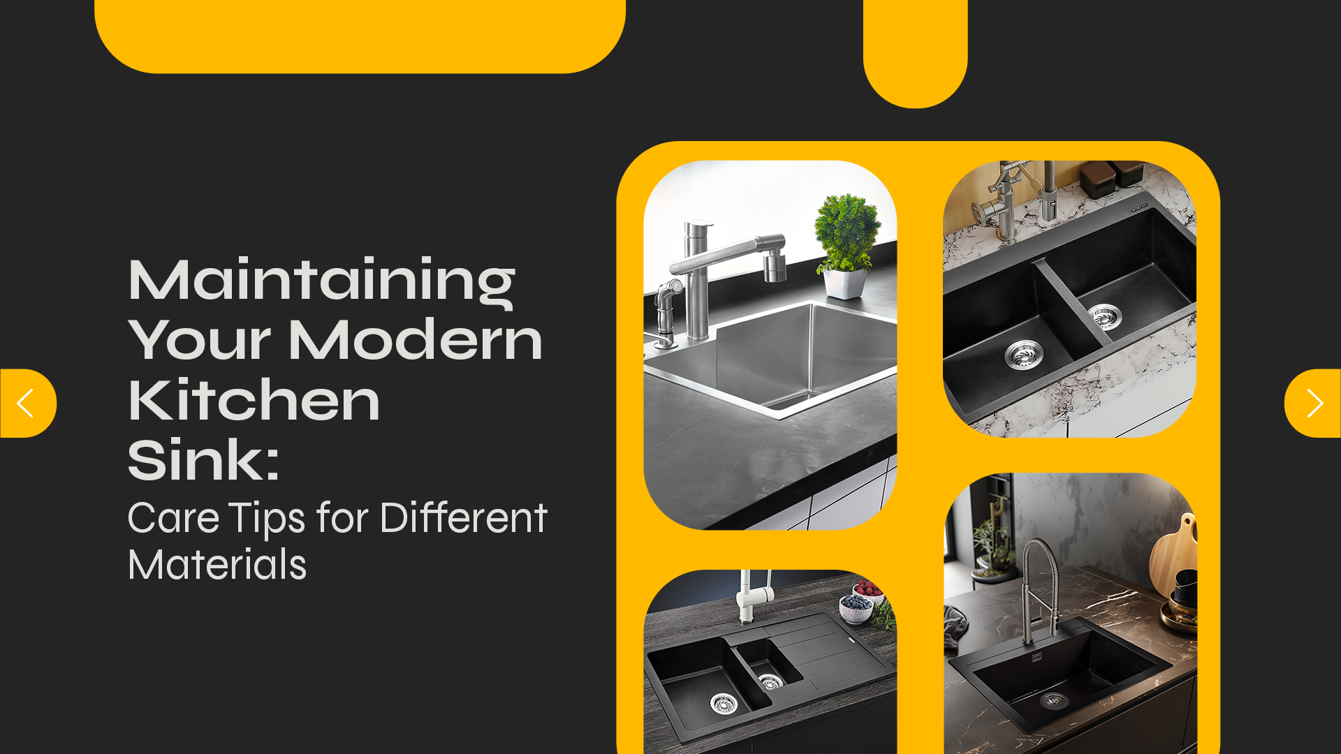 Modern Kitchen Sink Care Tips for Different Materials