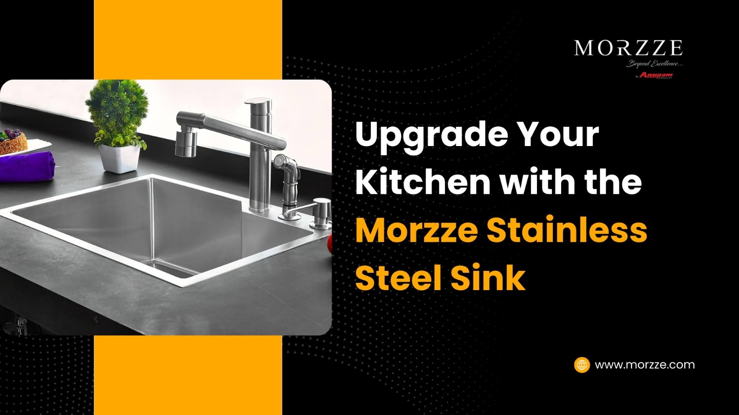 Upgrade Your Kitchen with the Morzze Stainless Steel Sink