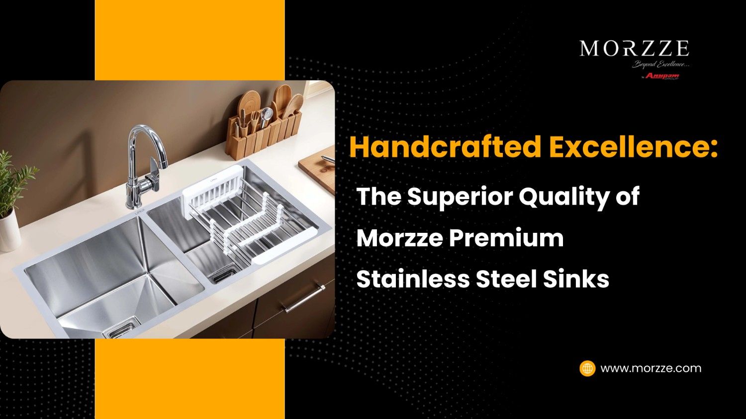 Handcrafted Excellence: Superior Quality of Morzze Premium Stainless Steel Sinks