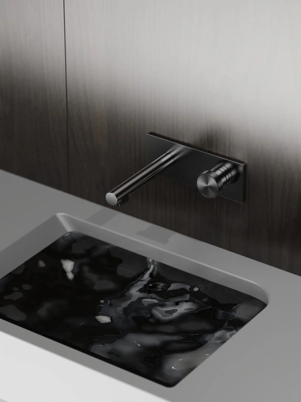 Wall Mounted Bathroom Faucet(MBF-506) thumbnail 3