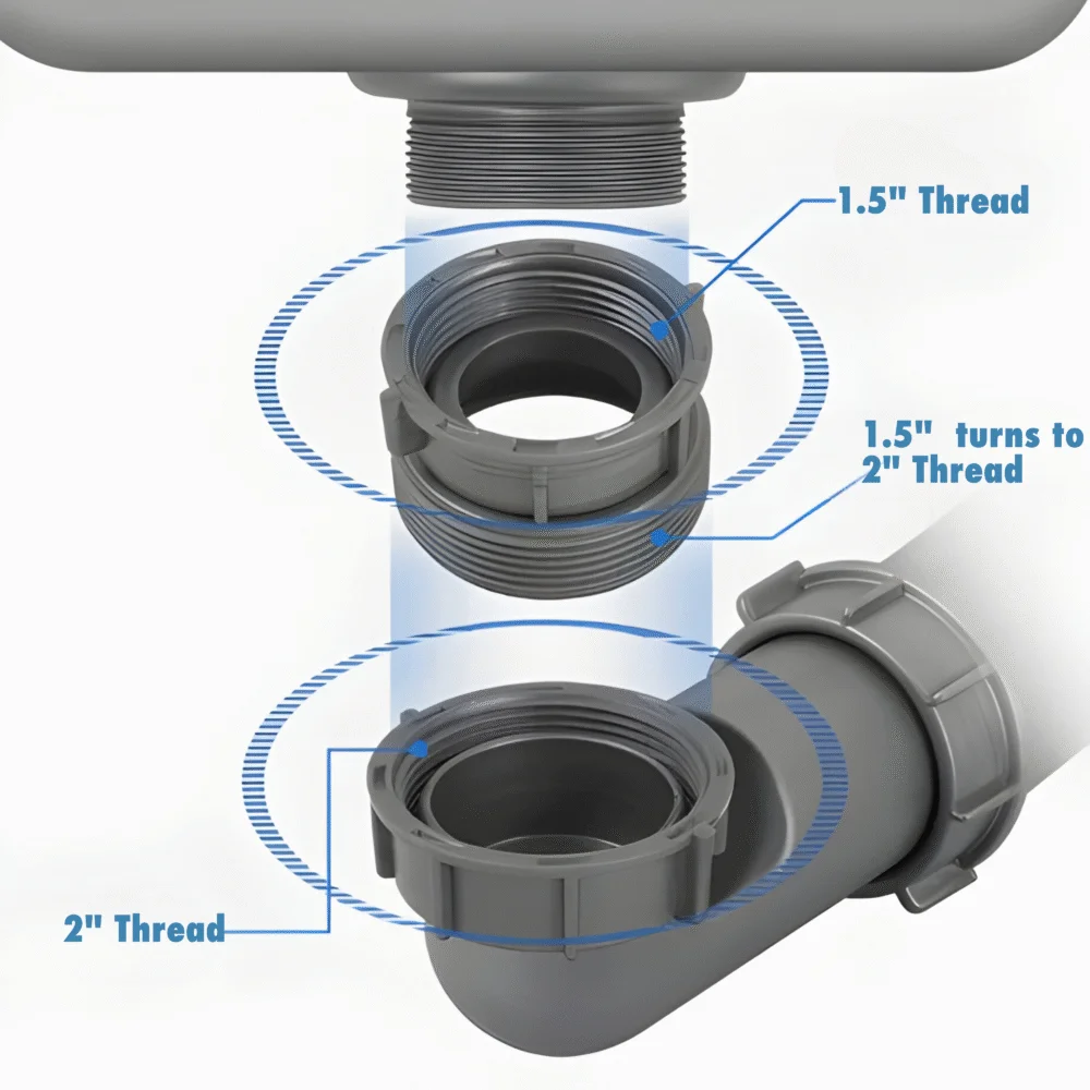 Sink Drainer Adapter(MDA-905) thumbnail 3