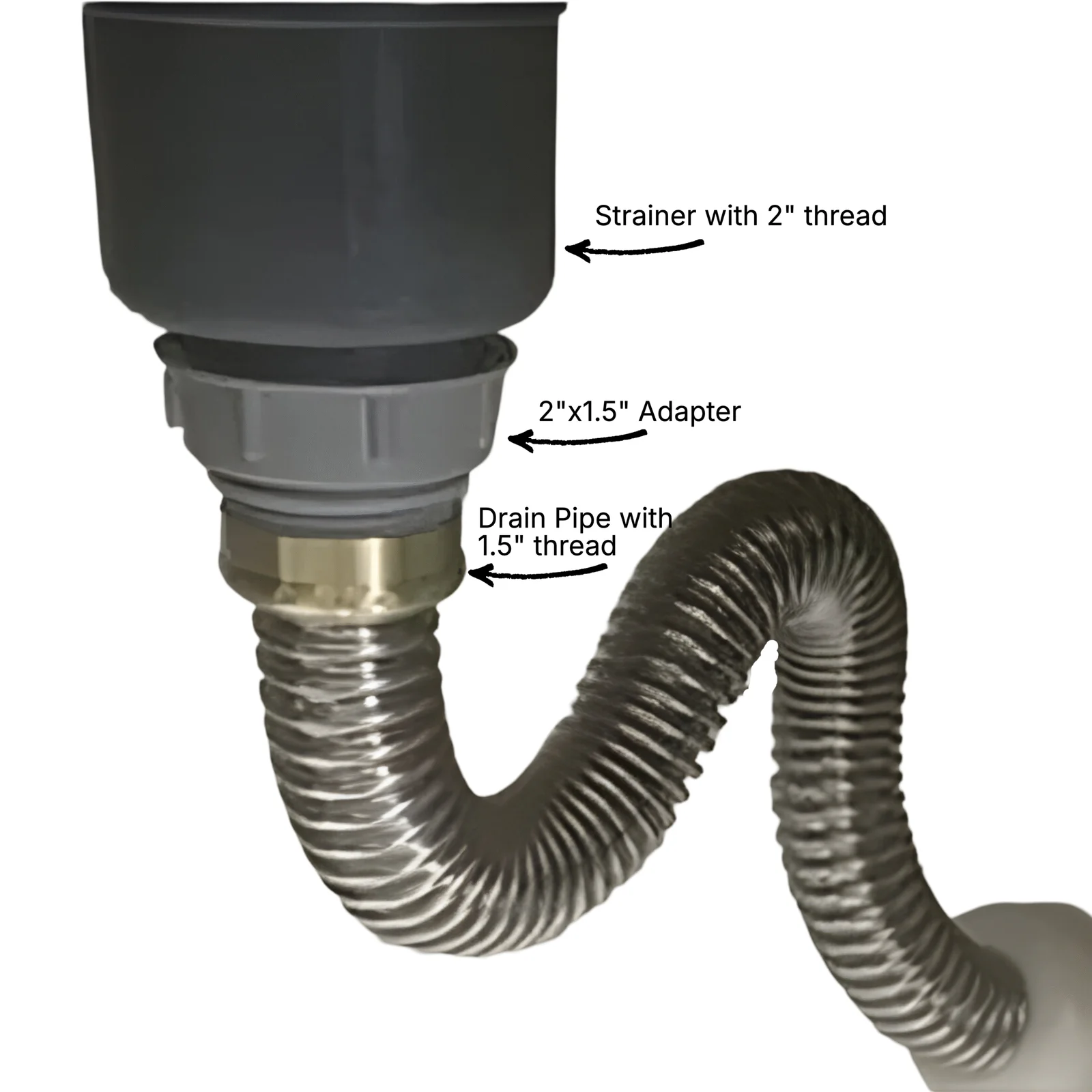 Sink Drainer Adapter(MDA-904) thumbnail 3