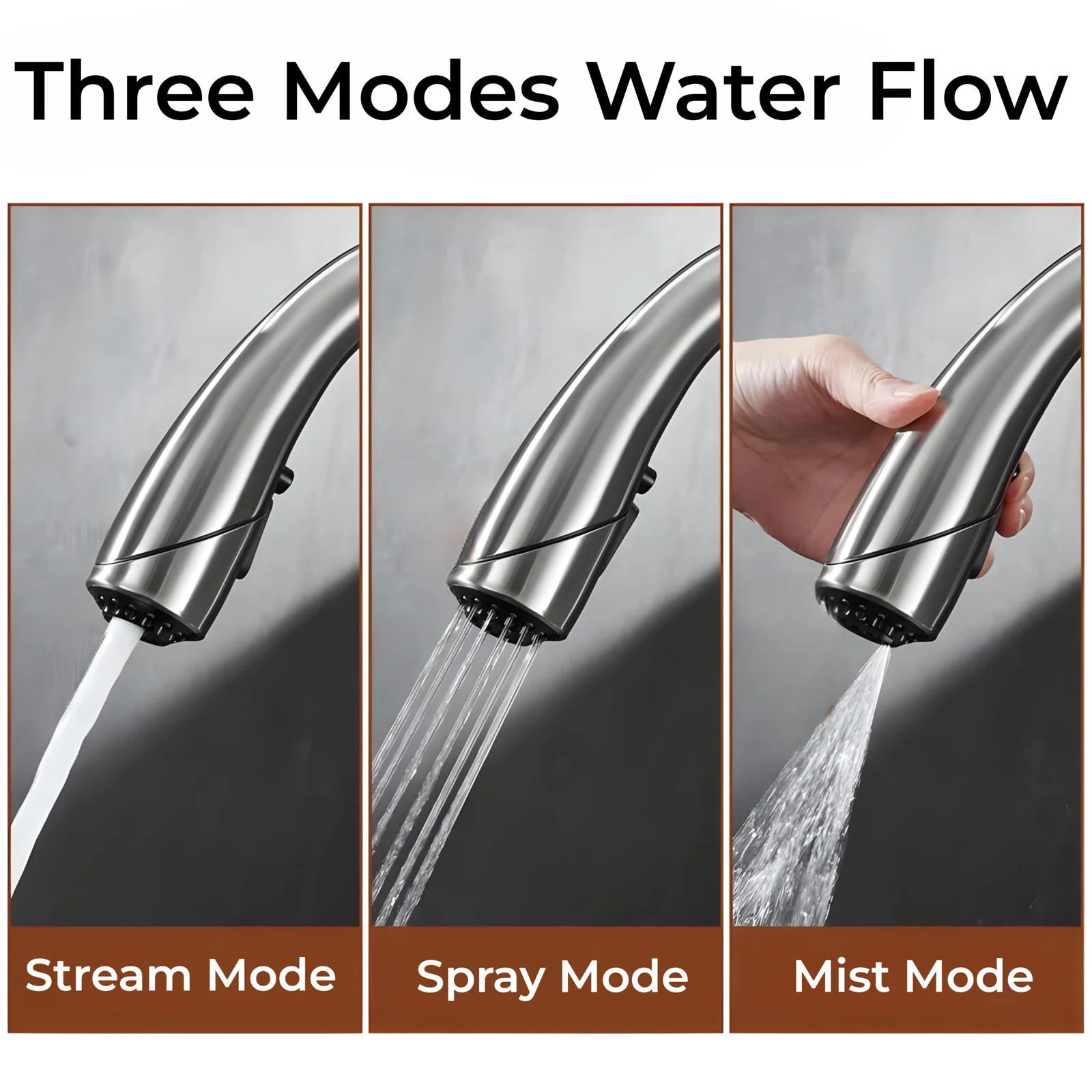 Pull Down Kitchen Faucet[MKF-30431T(with Touch Sensor)] thumbnail 2