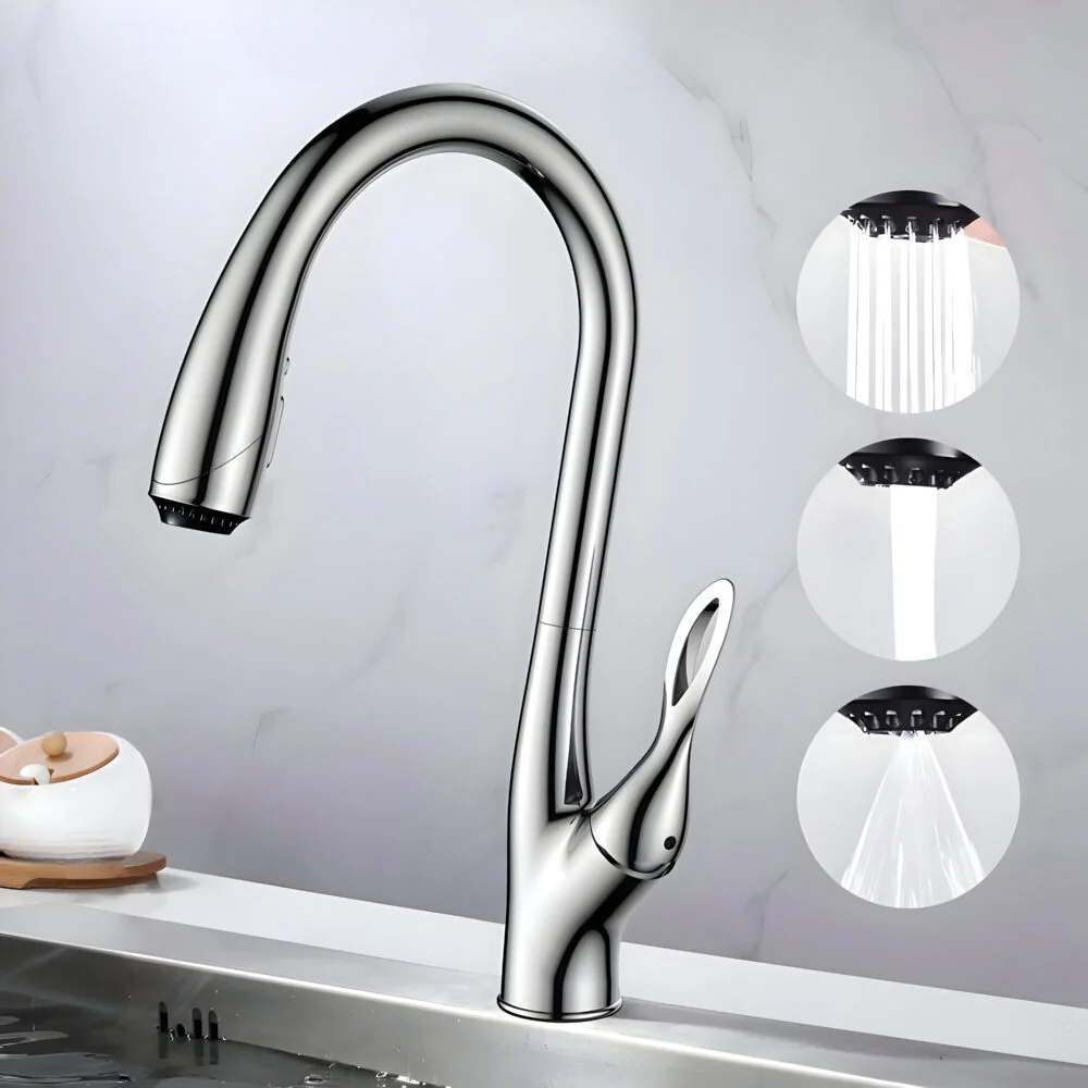 Pull Down Kitchen Faucet(MKF-30431) thumbnail 3