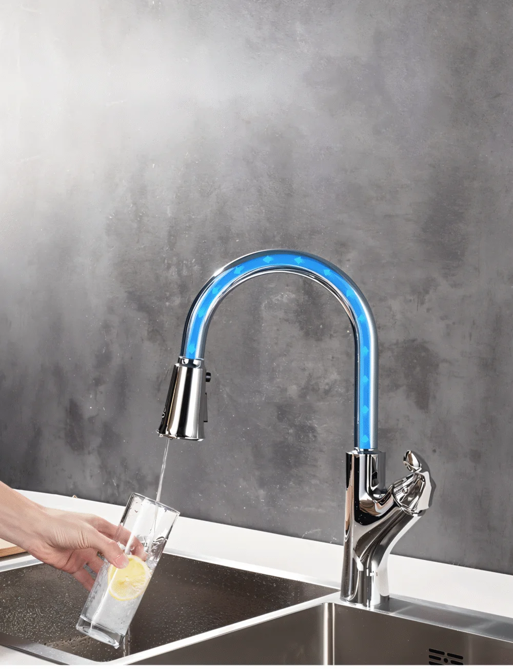 Pull Down Kitchen Faucet with Filtered Drinking Water(MKF-30428) thumbnail 3