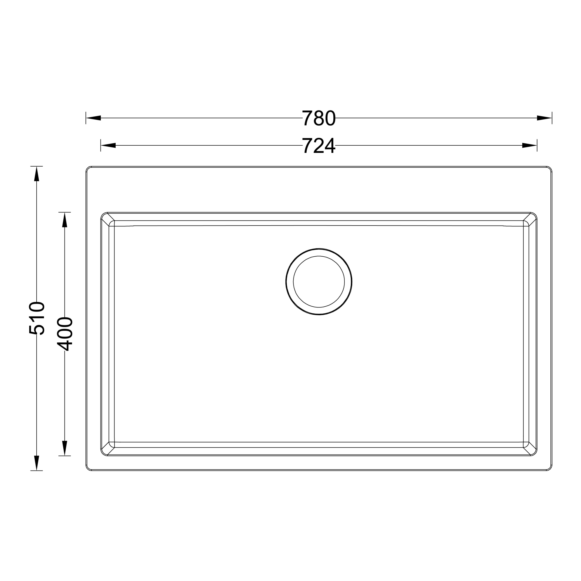Granite Kitchen Sink(V01-106) thumbnail 3