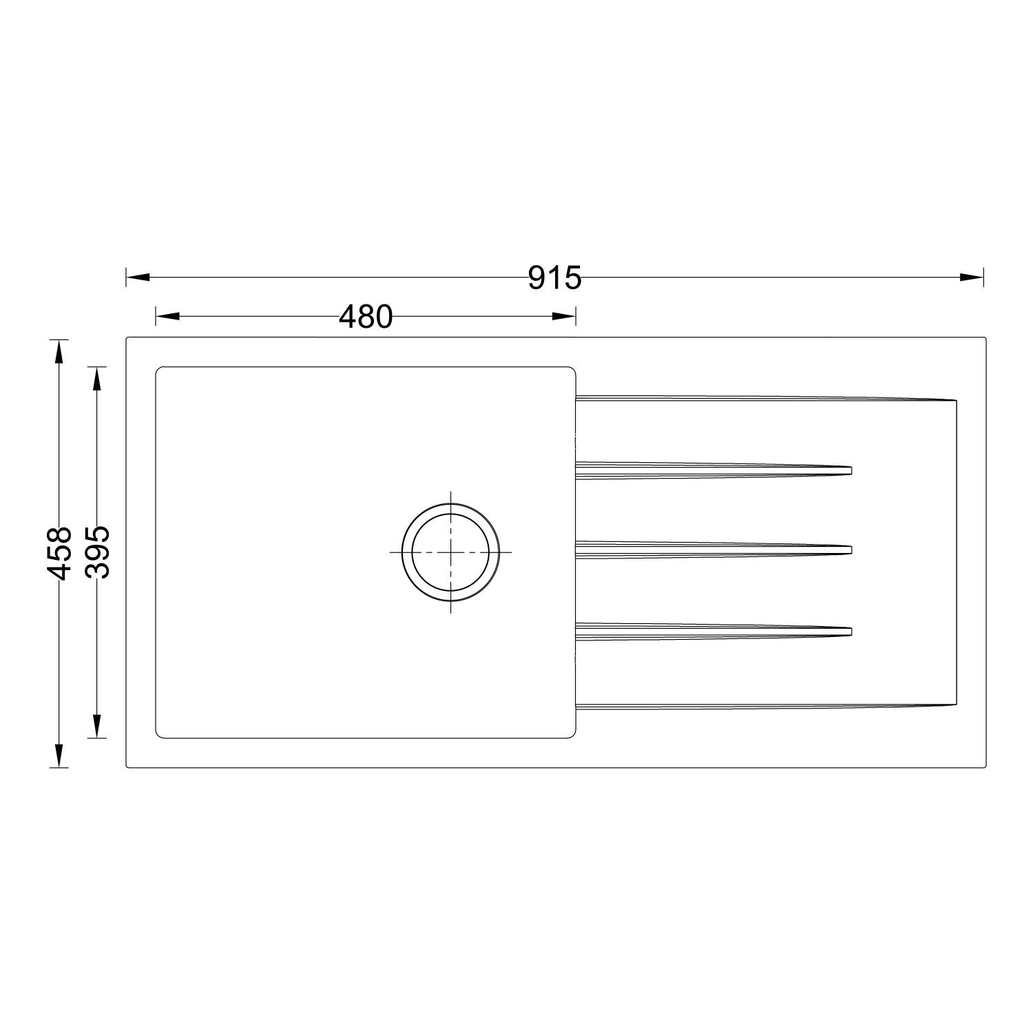 Granite Kitchen Sink(V03-109) thumbnail 2