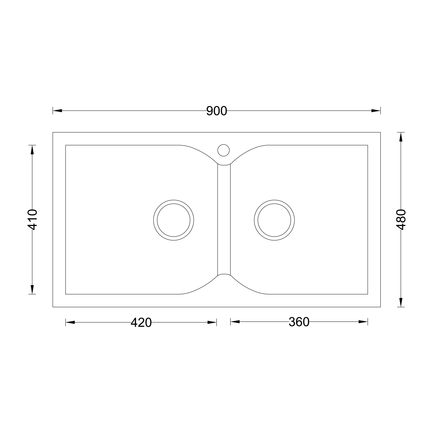 Granite Kitchen Sink(V02-116LX) thumbnail 2