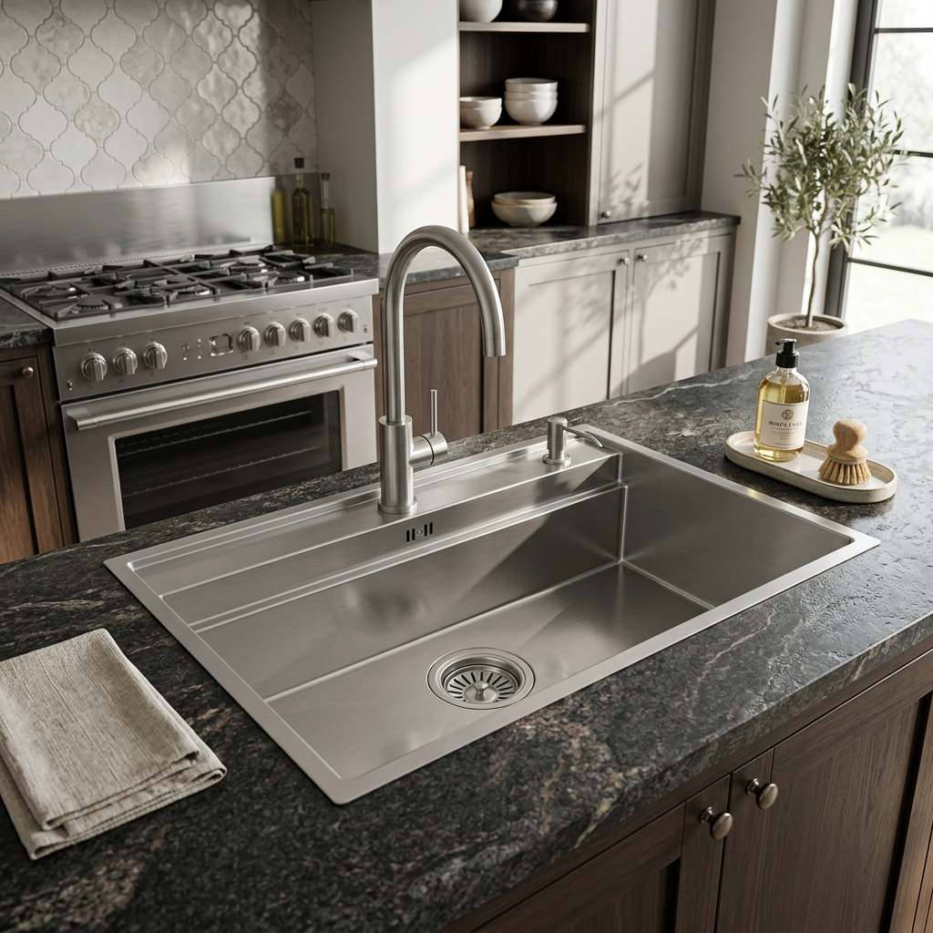 Stainless Steel Kitchen Sink (P01-902) thumbnail 4