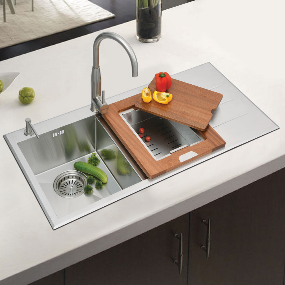 Stainless Steel Kitchen Sink (P02-907)