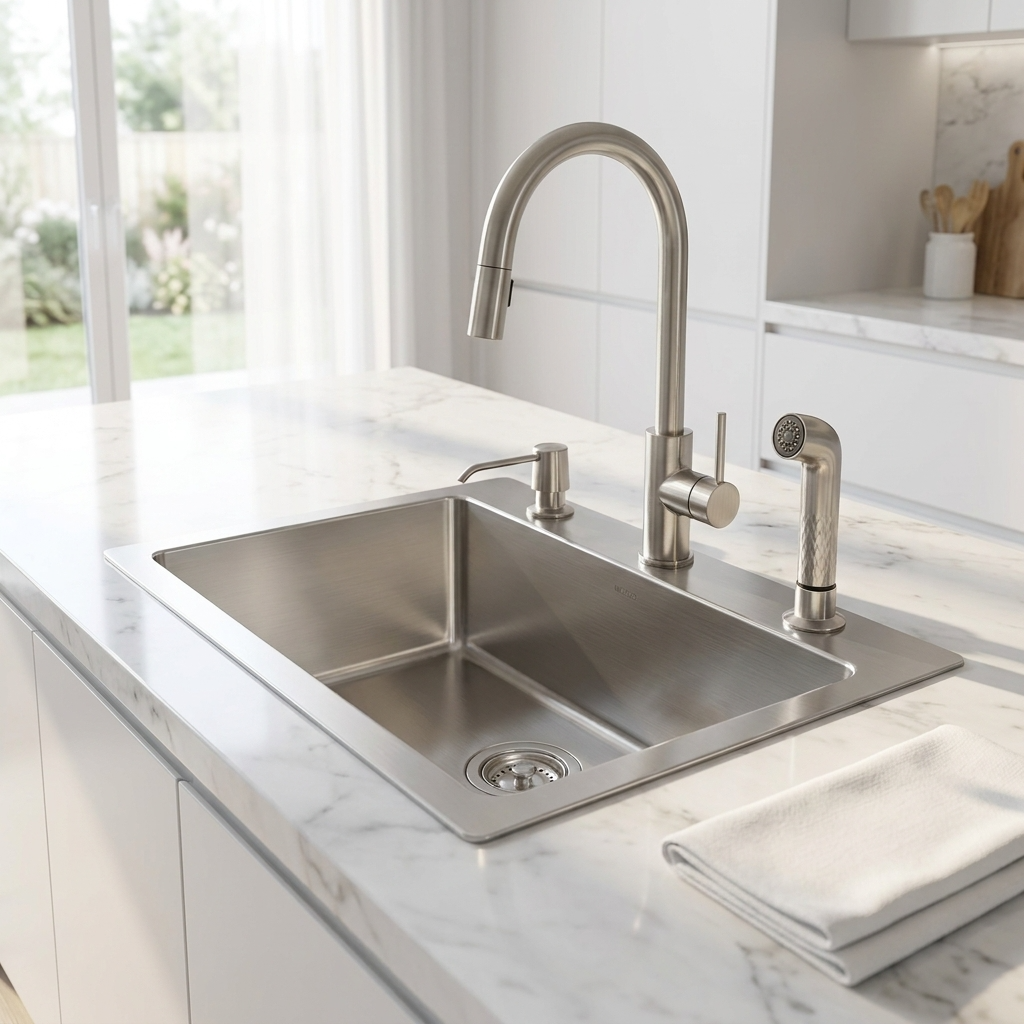 Stainless Steel Kitchen Sink (N01-806LX) thumbnail 5