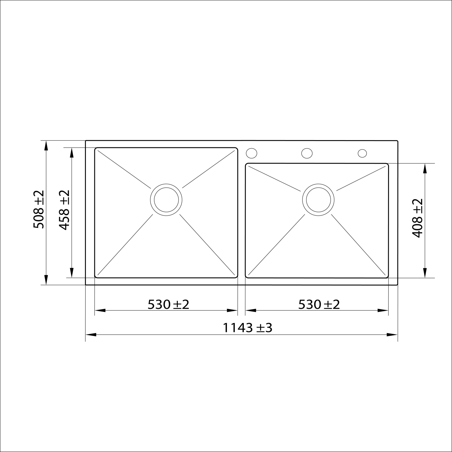 Stainless Steel Kitchen Sink (N02-811LX) thumbnail 2