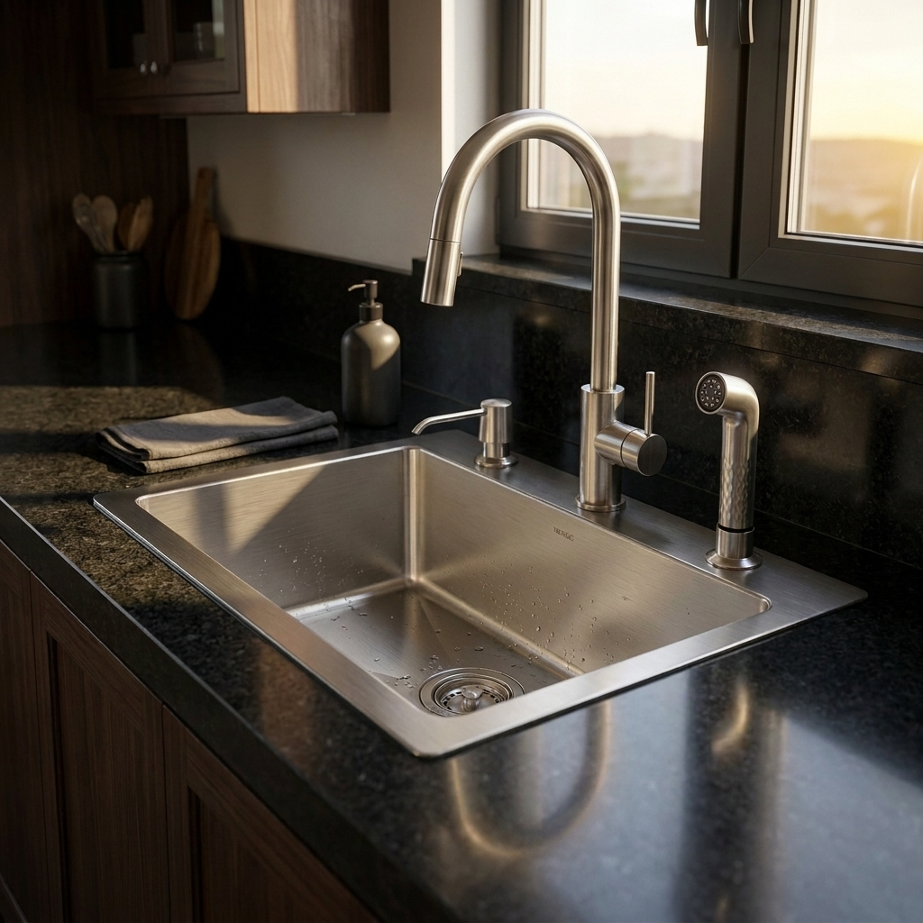 Stainless Steel Kitchen Sink (N01-803LX)