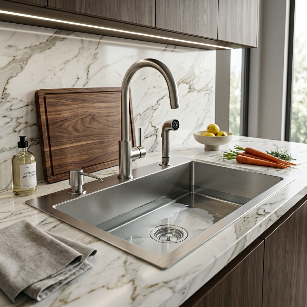 Stainless Steel Kitchen Sink (N01-806LX)