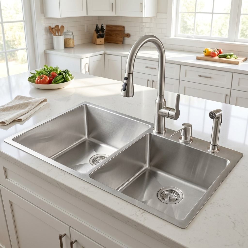 Stainless Steel Kitchen Sink (N02-810LX)