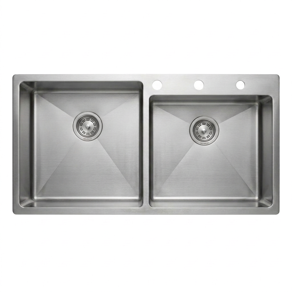Stainless Steel Kitchen Sink (N02-808WA) thumbnail 8