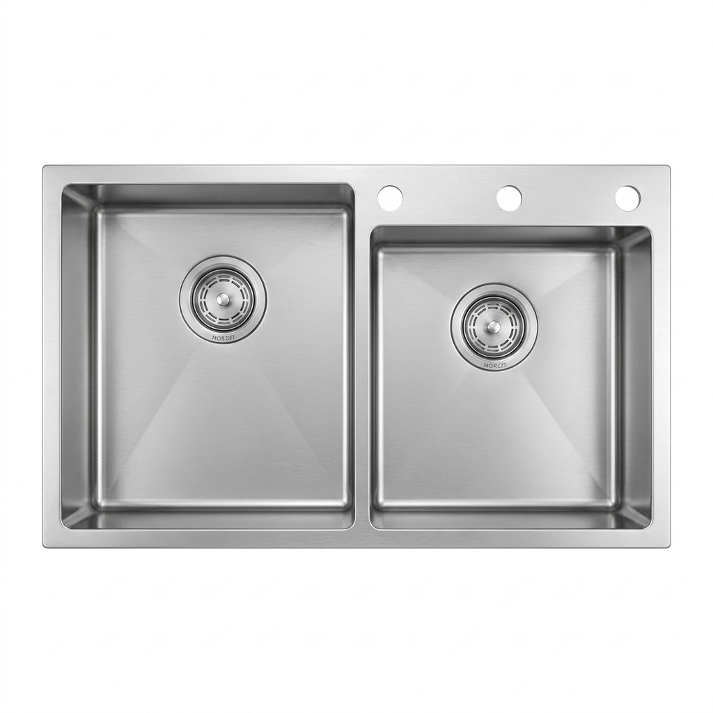 Stainless Steel Kitchen Sink (N02-807WA) thumbnail 6