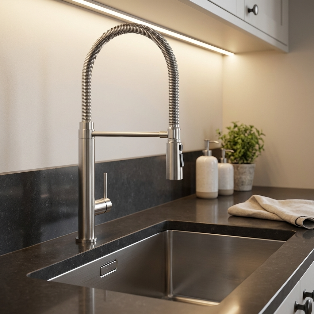 Pull Down Spring Kitchen Faucet(MKF-30432)
